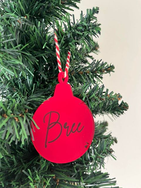 Signature Personalised Christmas Ornament - Name Only