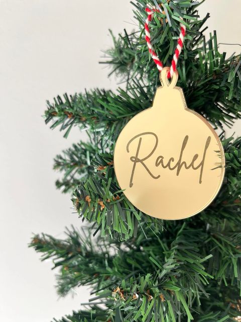Signature Personalised Christmas Ornament - Name Only
