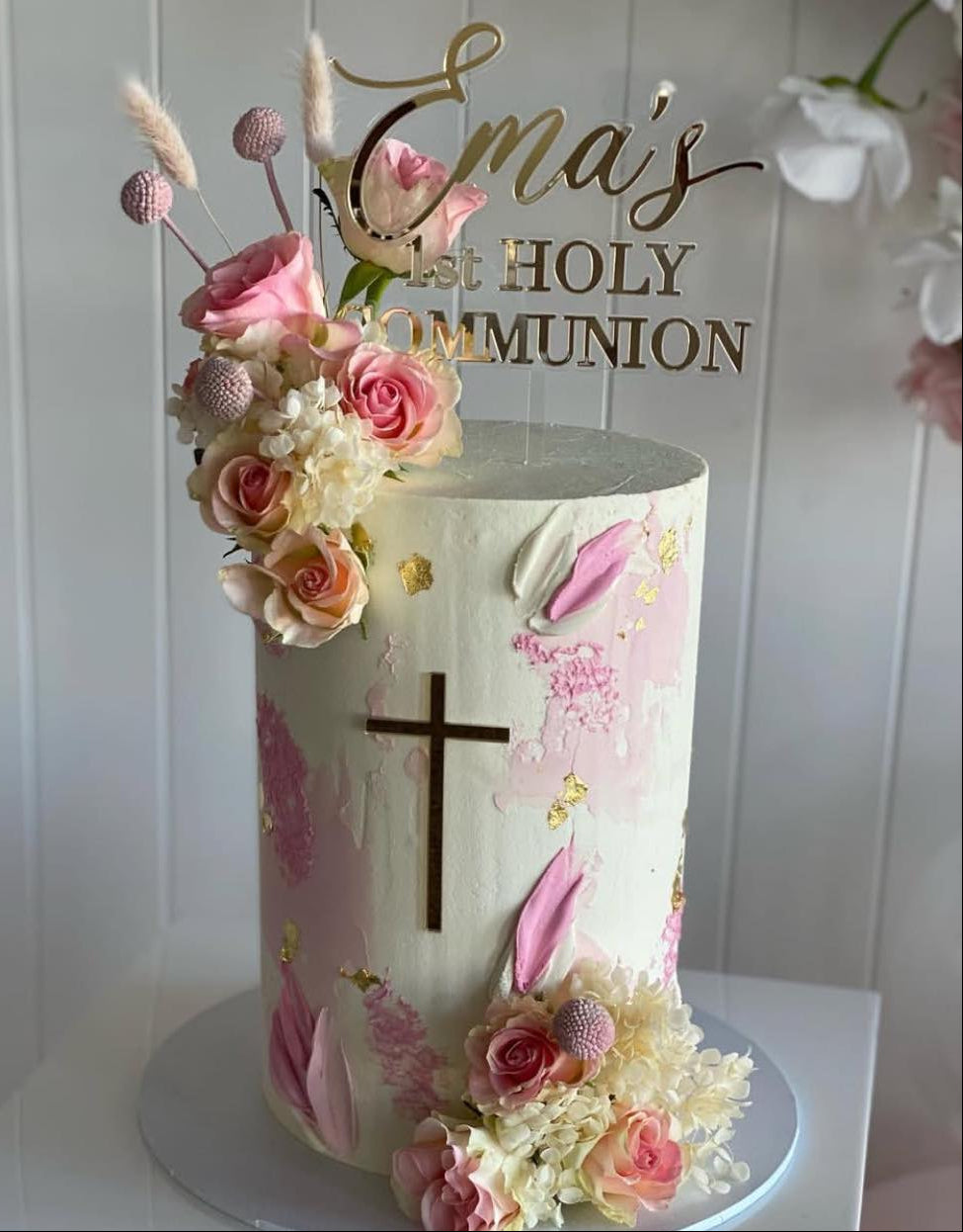 Custom 1st Holy Communion Floating Topper