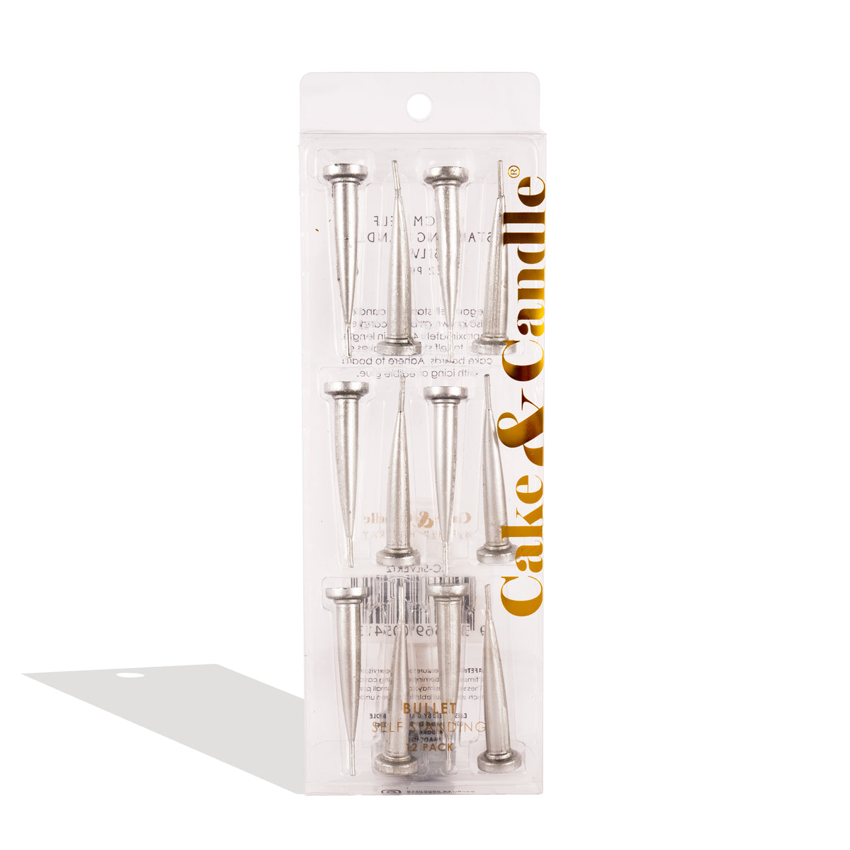 Silver Bullet Self Standing Candles (Pack of 12)