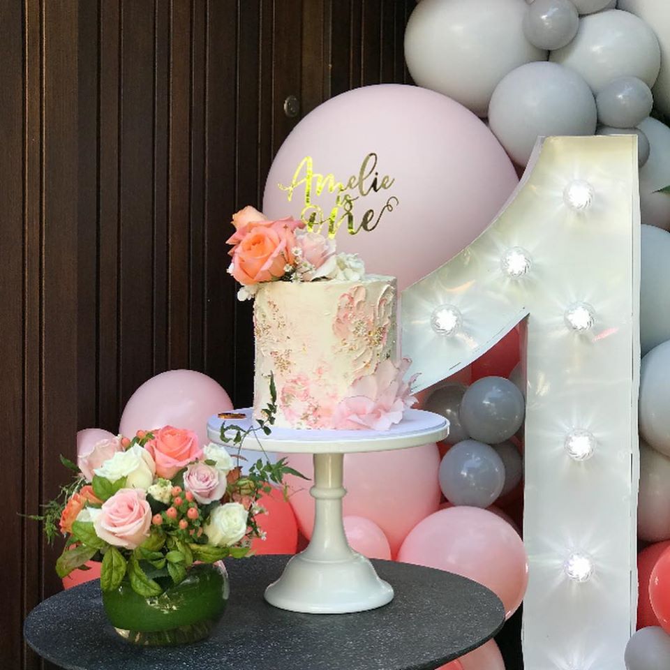 Custom Name is One Topper - Swirl Range