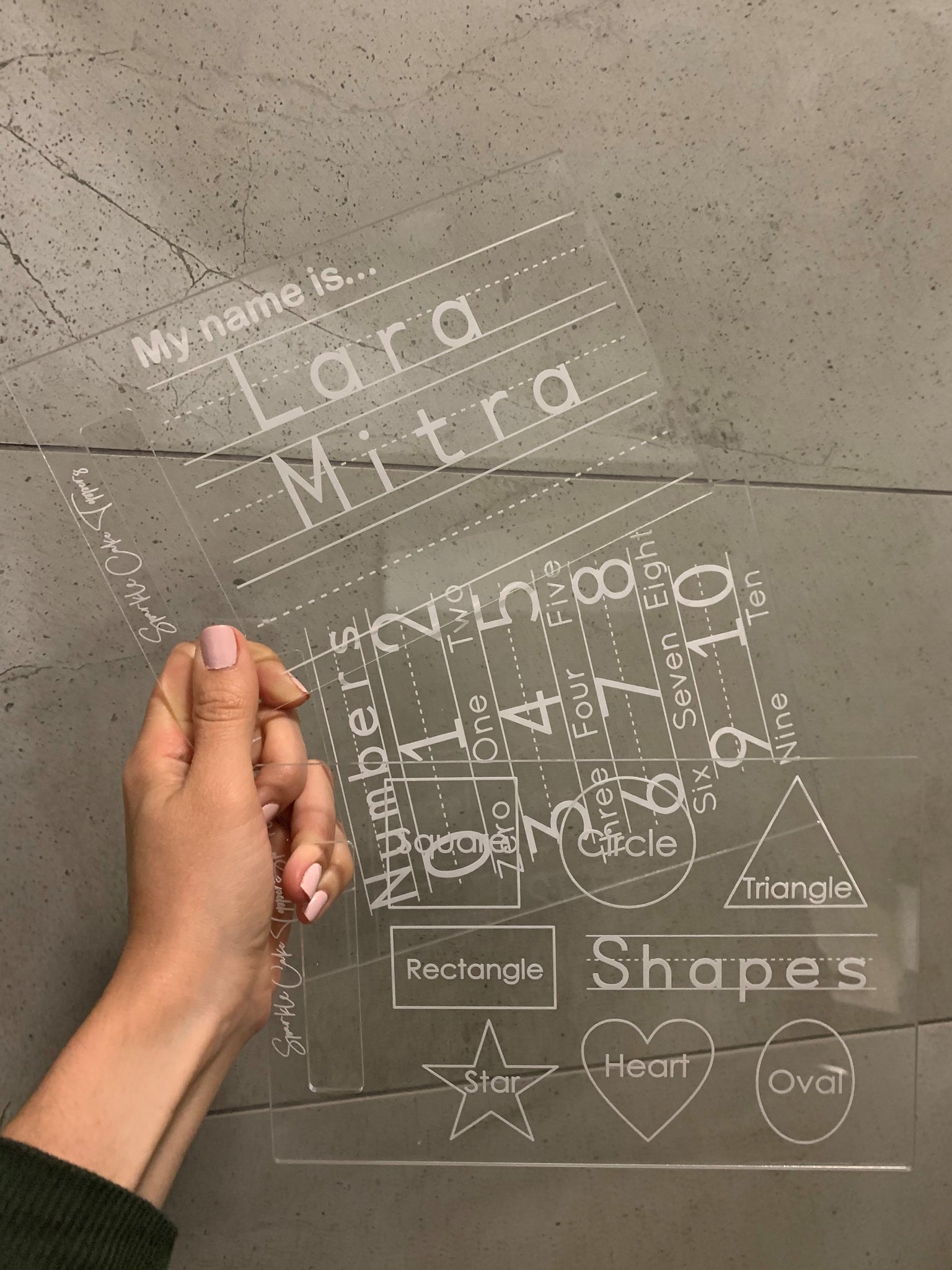 Mini Trace & Wipe Learning Boards 3 Pack