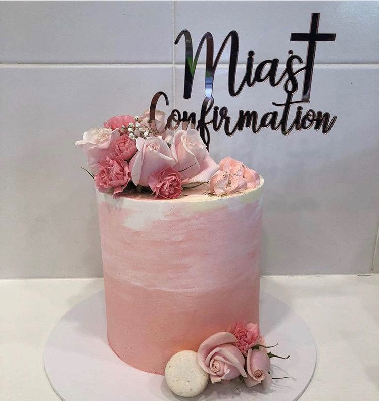 Custom Name Confirmation with Cross - Pretty