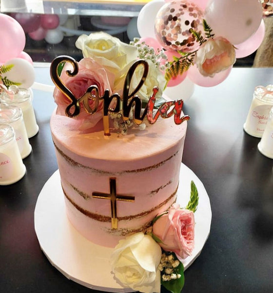 Custom Name Only Topper - Lara Range