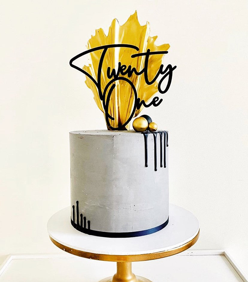 Twenty One Topper - Modern & Unisex