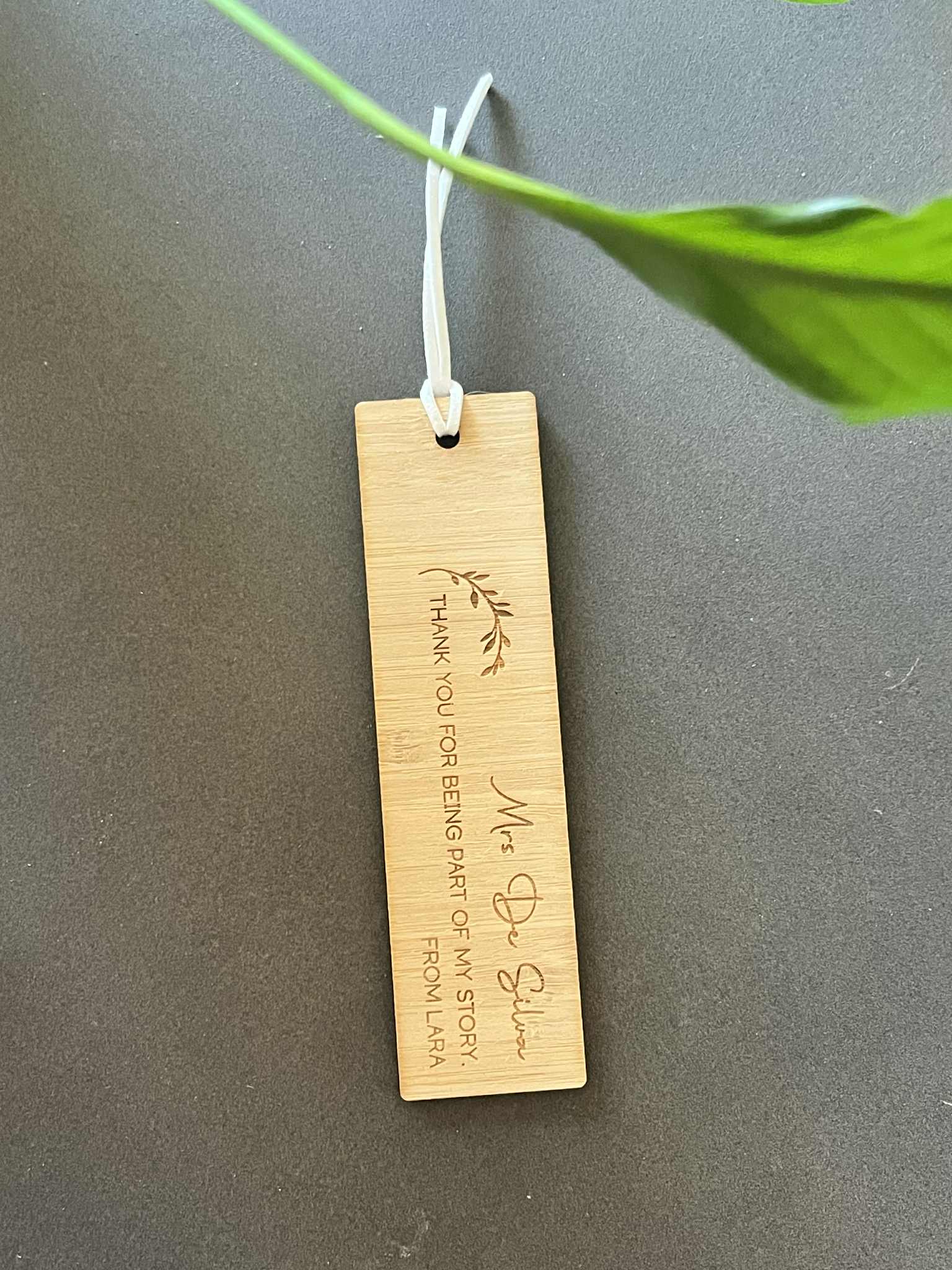 Personalised Bookmark