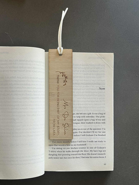 Personalised Bookmark
